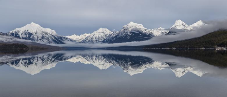 Free stock image of Lake Mcdonald created by Pixabay
