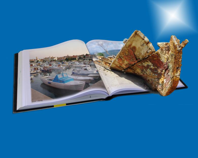 Free stock image of Ship in the Book created by Pixabay