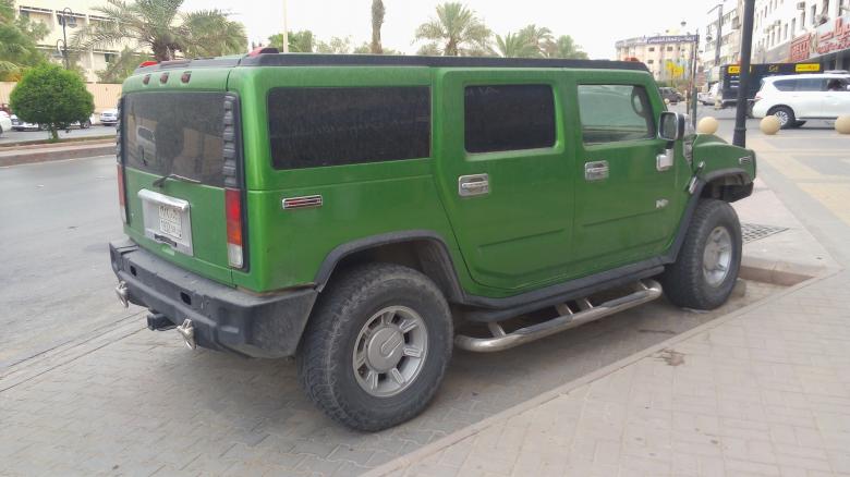 Free stock image of Green Hummer created by so g k