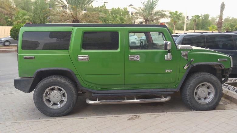 Free stock image of Green Hummer created by so g k