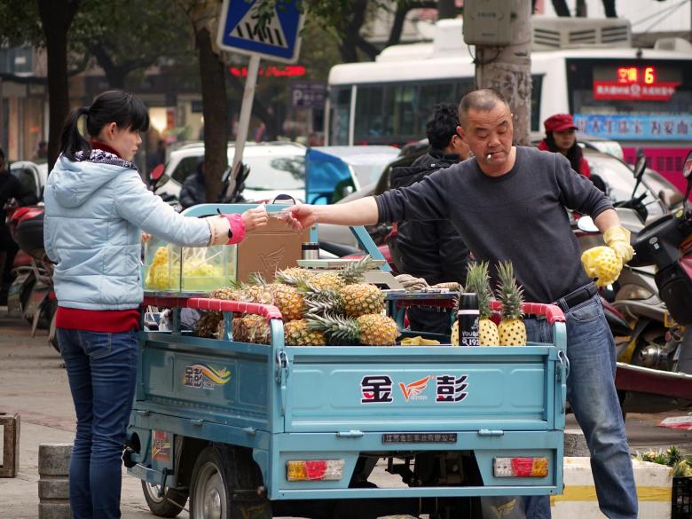 Free stock image of Fruit Seller created by Pixabay