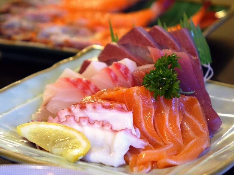 Free stock image of Sashimi Dish created by Pixabay