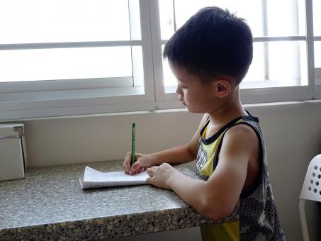 Free Stock Photo of Doing Homework