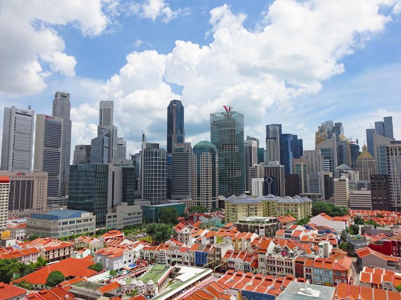 Free stock image of Singapore City created by Pixabay