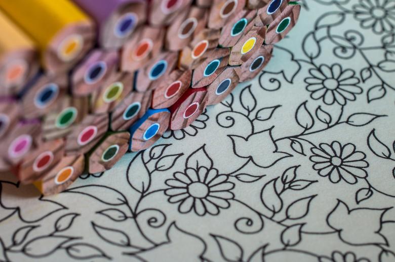 Free stock image of Coloring Book for Adults created by Pixabay