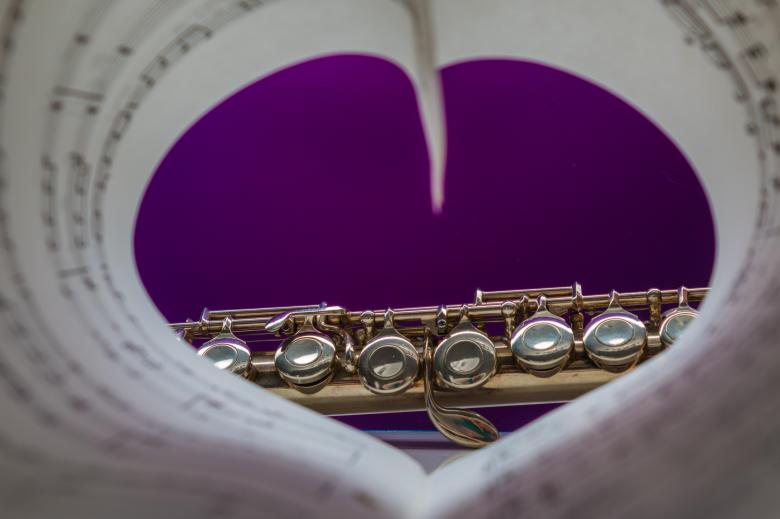 Free stock image of Flute Through the Notes created by Pixabay
