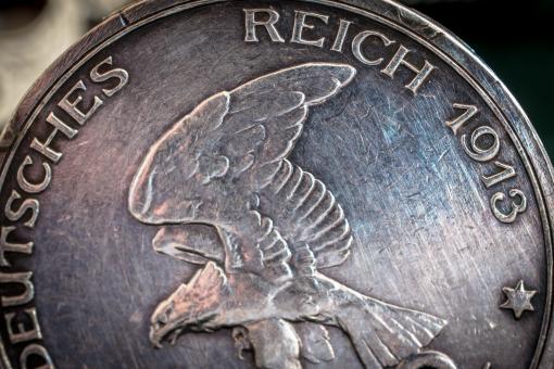 Free Stock Photo of Silver Coin