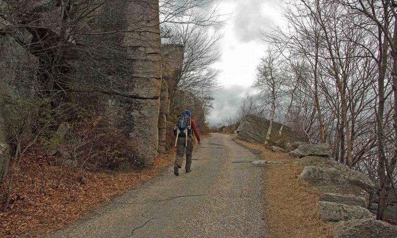 Free stock image of Hiker at Sam's Point Preserve created by Eric Yuen