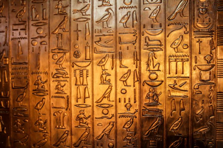 Free stock image of Hieroglyphics created by Pixabay