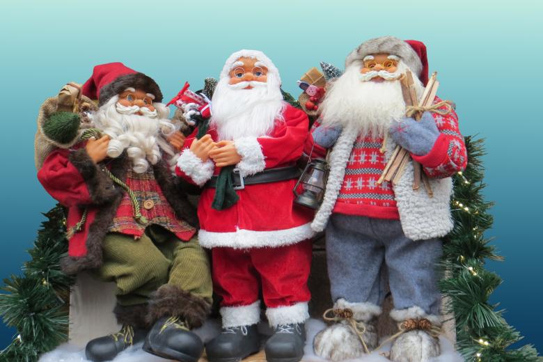 Free stock image of Santa on Christmas created by Pixabay