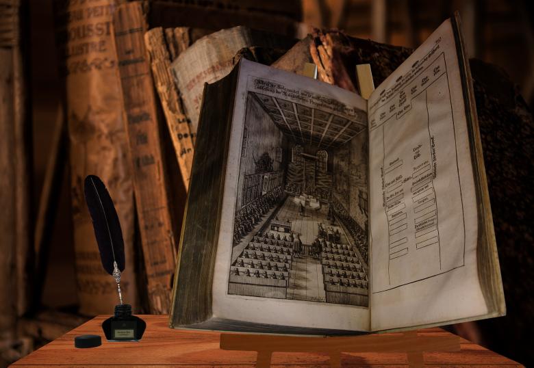 Free stock image of Ancient Book created by Pixabay