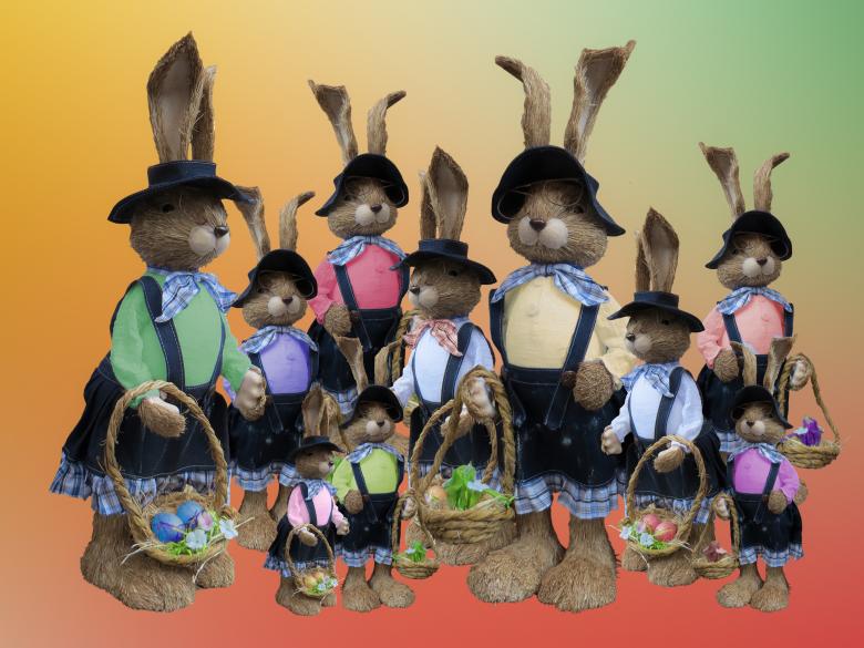 Free stock image of Easter Bunny created by Pixabay