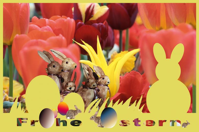 Free stock image of Easter Bunny created by Pixabay