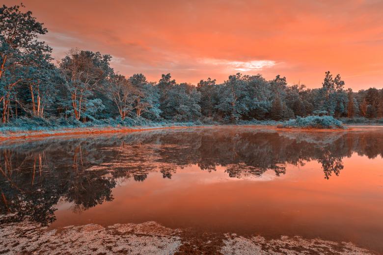 Free stock image of Opalescent Twilight Marsh - HDR created by Nicolas Raymond