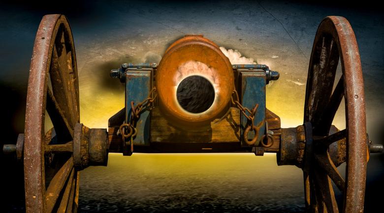 Free stock image of Canon Gun created by Pixabay