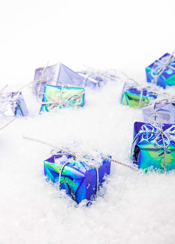 Free stock image of gift boxes in snow created by 2happy