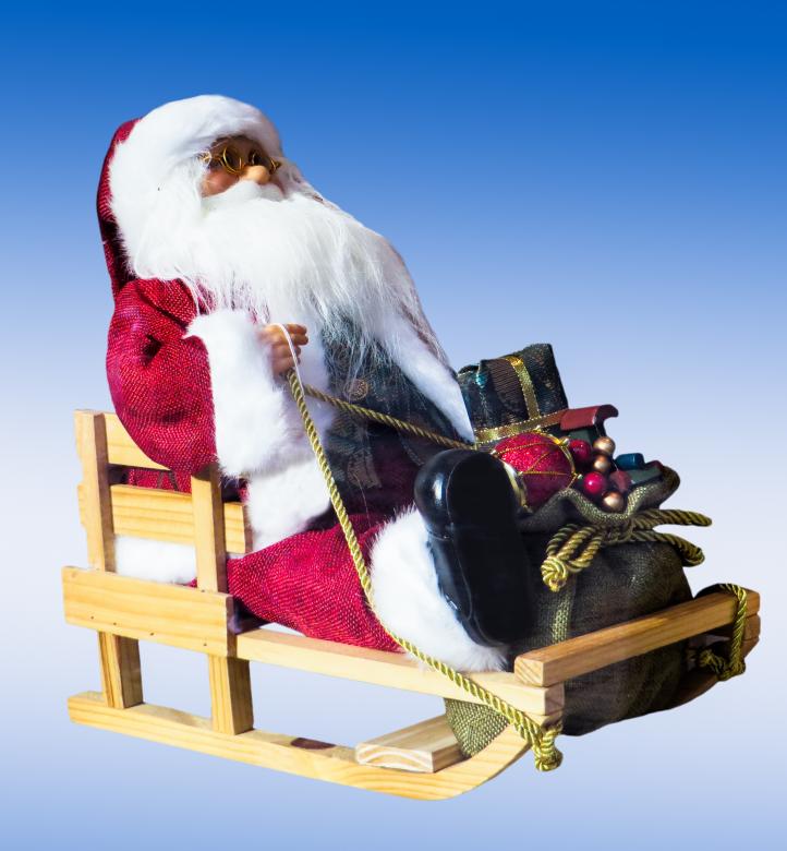 Free stock image of Santa Claus created by Pixabay