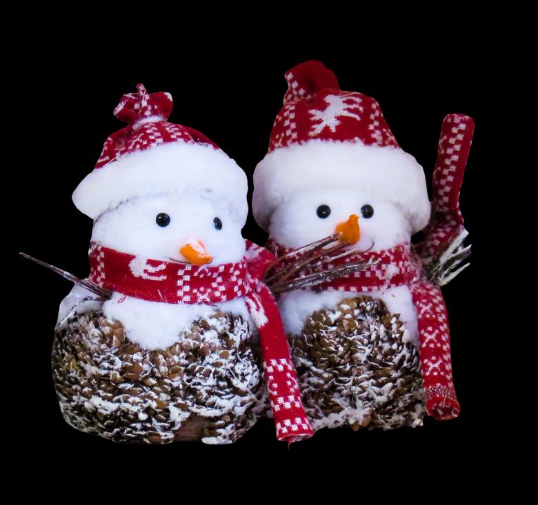Free stock image of Snow Man created by Pixabay