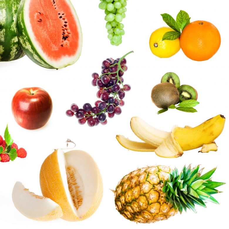 Free stock image of Fresh Fruits Collage created by 2happy