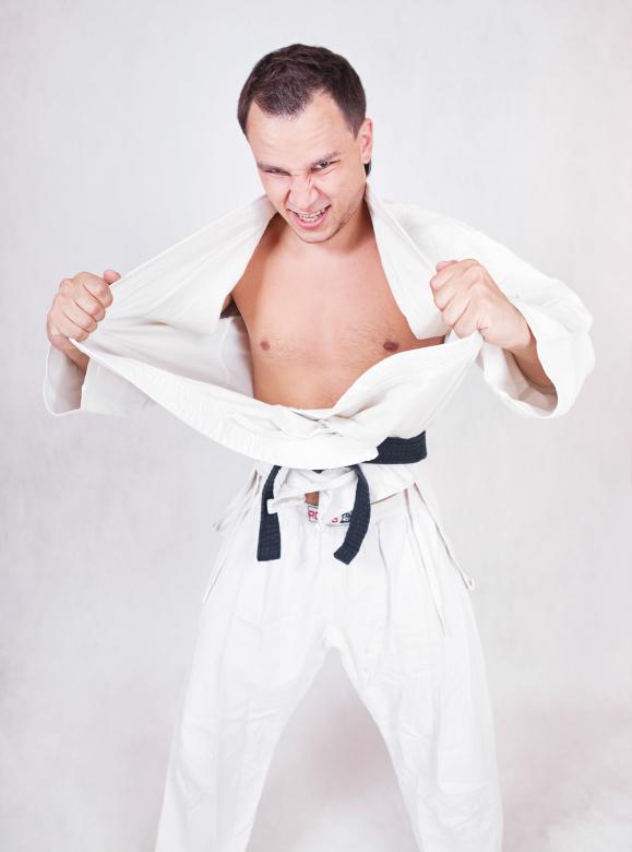 Free stock image of Karate Fighter Posing created by 2happy