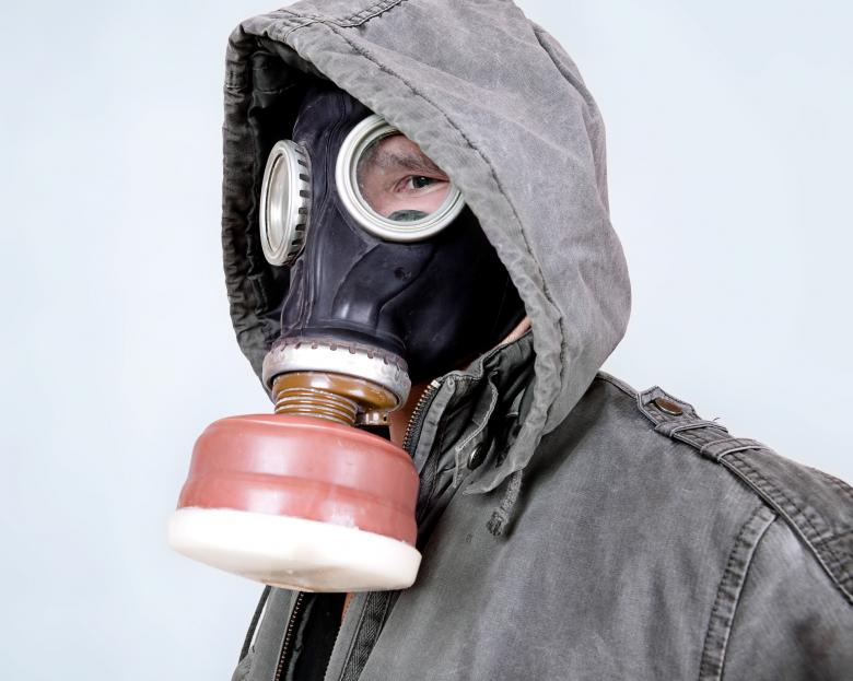 Free stock image of Man in gas mask created by 2happy