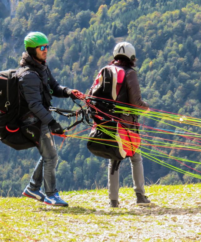 Free stock image of Paragliding Exercise created by Pixabay