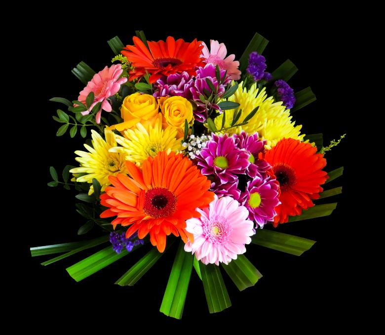 Free stock image of Flower Bouqet created by Pixabay