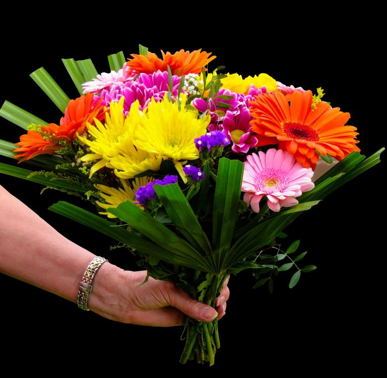 Free stock image of Flower Bouqet created by Pixabay