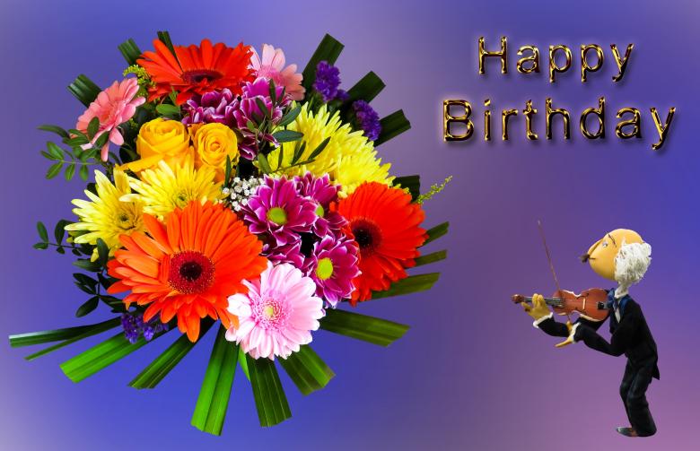 Free stock image of Birthday Bouquet created by Pixabay