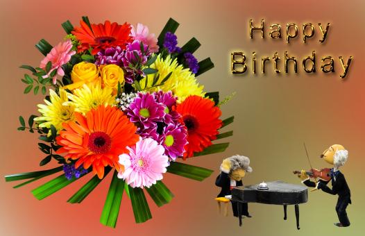 Free Stock Photo of Birthday Bouquet