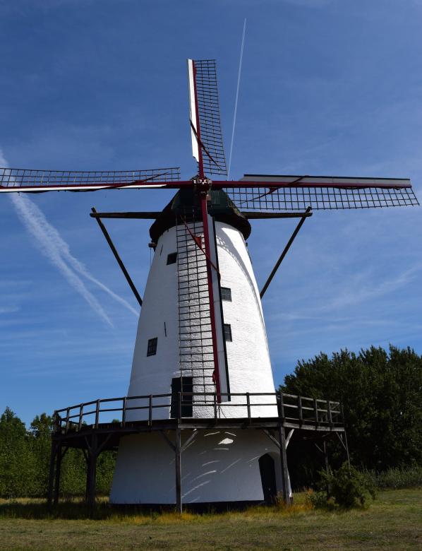 Free stock image of Windmill in the Village created by Pixabay