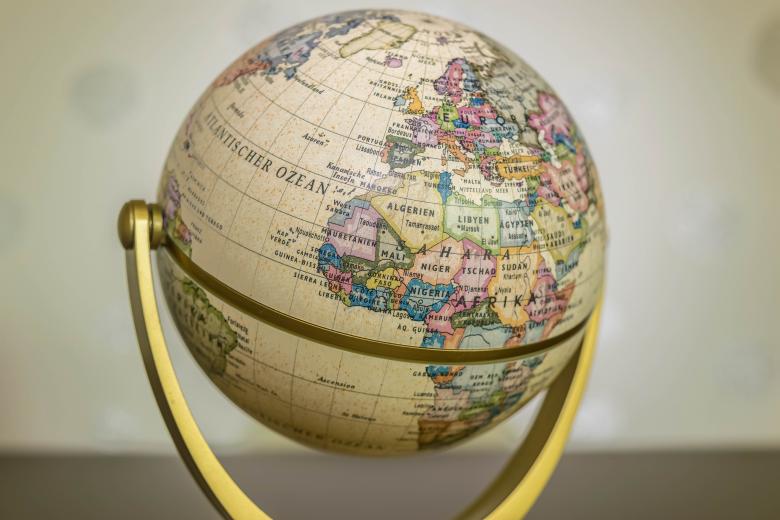 Free stock image of Round Globe created by Pixabay
