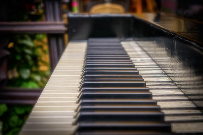 Free stock image of Piano Closeup created by Pixabay