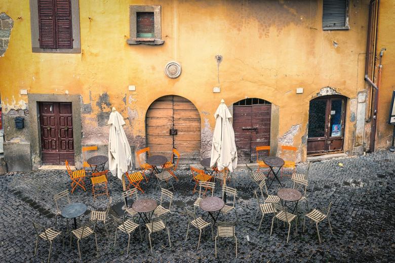 Free stock image of Cafe on the Street created by Pixabay