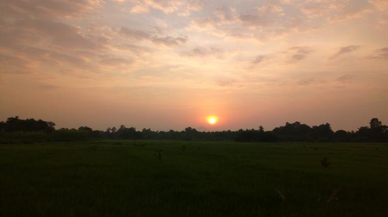 Free stock image of Sunset created by k sangeeta