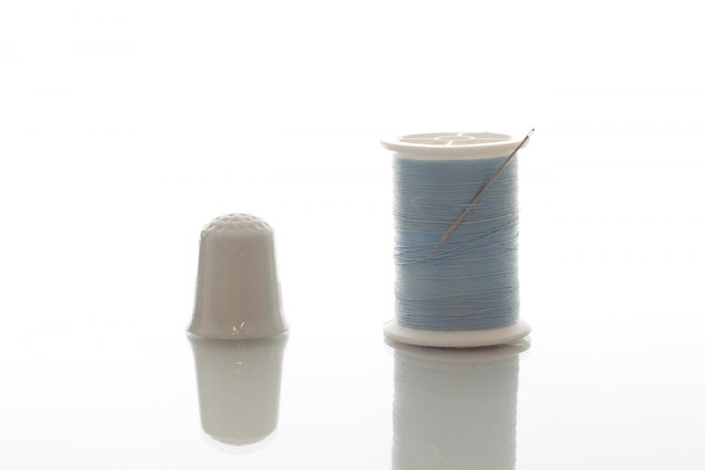 Free stock image of Thimble and thread created by Geoffrey Whiteway