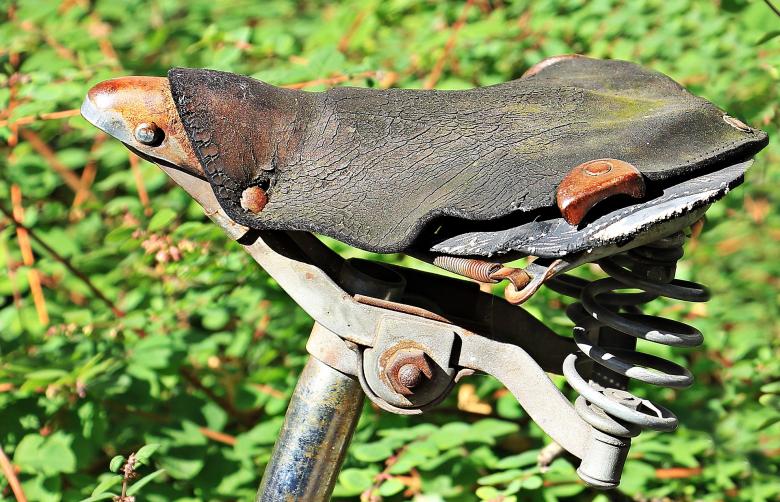 Free stock image of Old Bicycle Saddle created by Pixabay