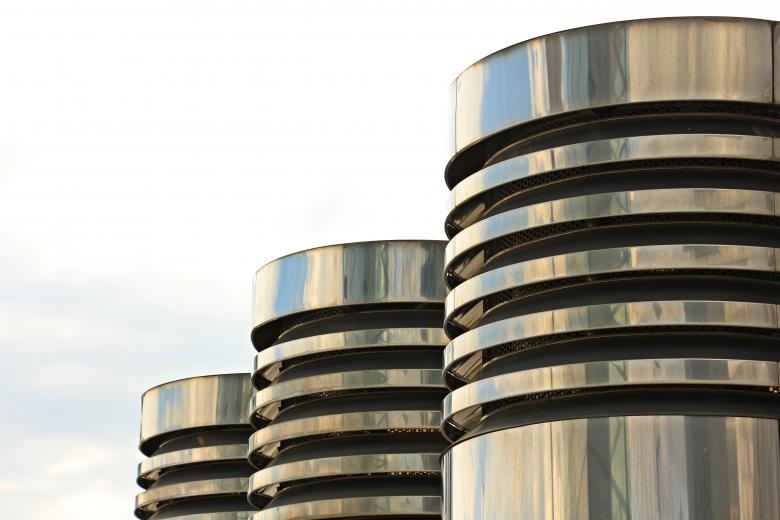 Free stock image of Three Metallic Columns created by Pixabay
