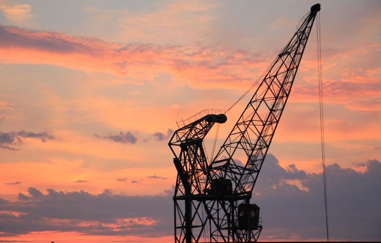 Free stock image of Harbor Cranes created by Pixabay