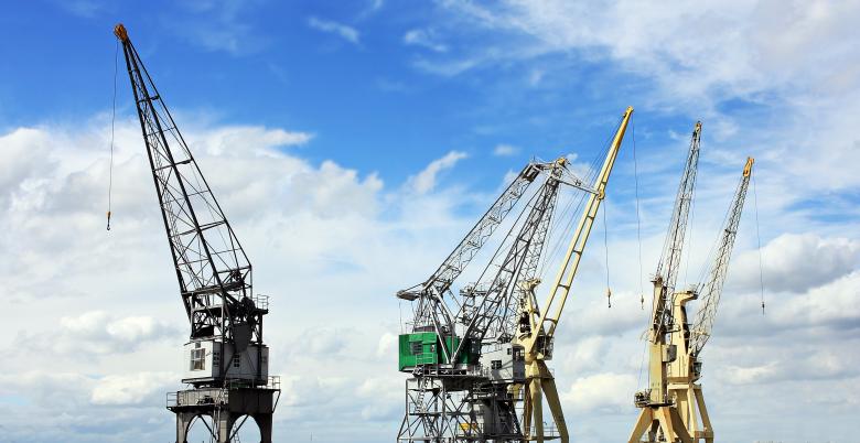 Free stock image of Harbor Cranes created by Pixabay
