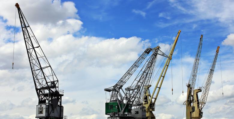 Free stock image of Harbor Cranes created by Pixabay