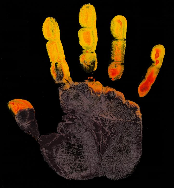 Free stock image of Hand Print created by Nastya