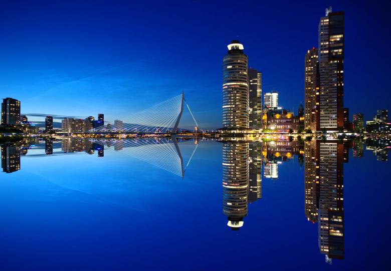 Free stock image of Rotterdam City created by Pixabay