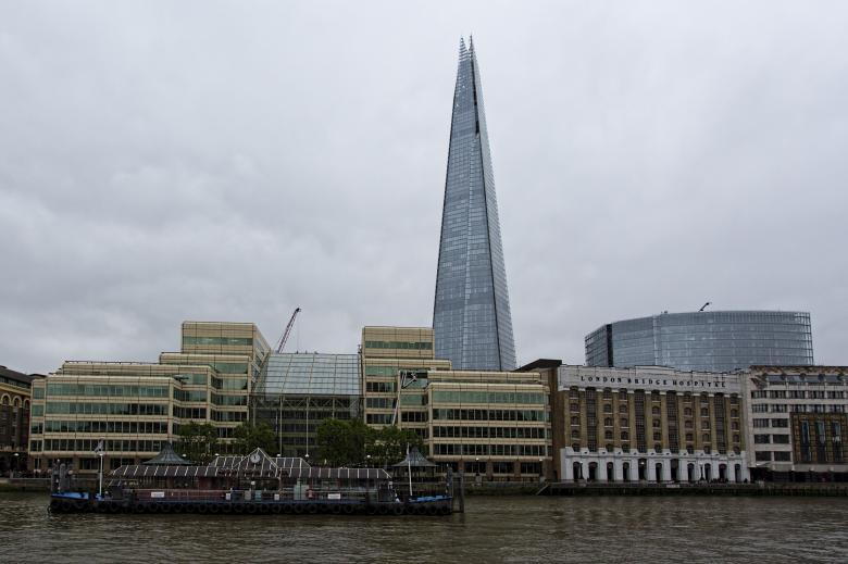 Free stock image of London from the River Thames created by Geoffrey Whiteway