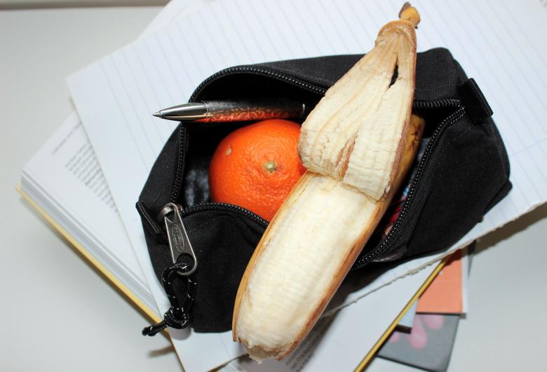 Free stock image of Orange and Banana created by Pixabay