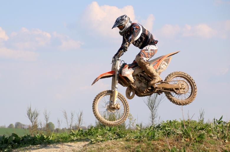Free stock image of Motocross Racing created by Pixabay