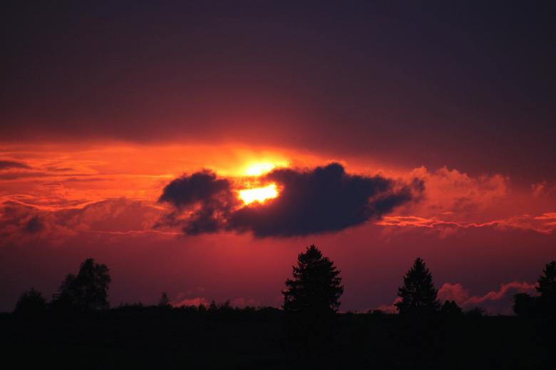 Free stock image of Sunset created by Pixabay