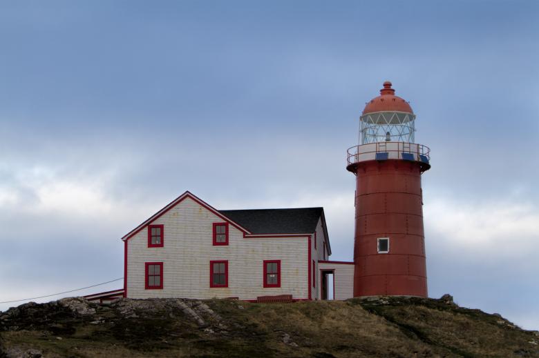 Free stock image of Red Lighthouse created by Geoffrey Whiteway