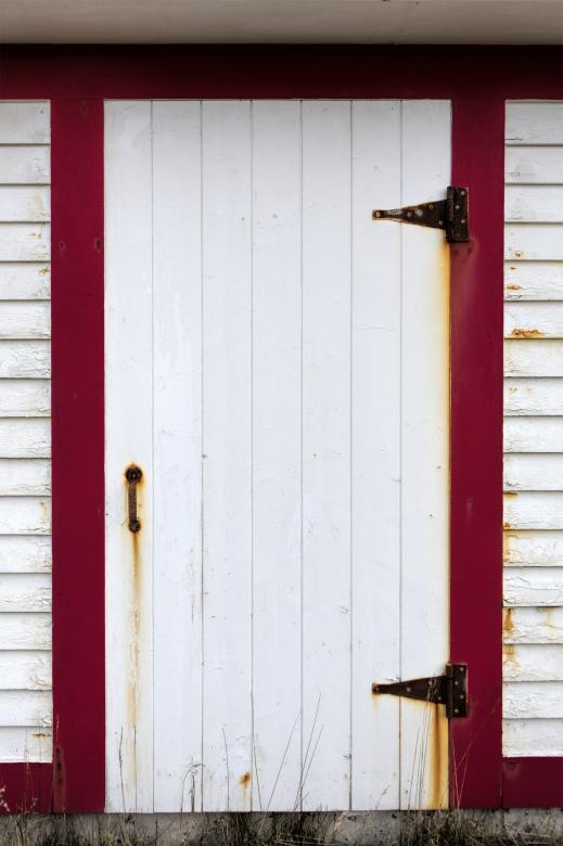 Free stock image of White and red door created by Geoffrey Whiteway