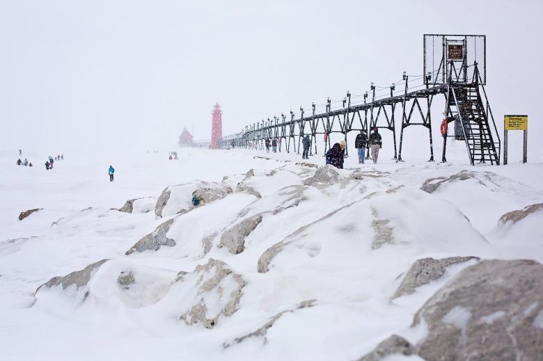 Free stock image of Pier in Winter created by Pixabay